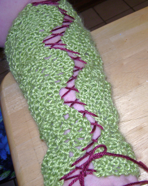 Curvy Corset Arm Warmers