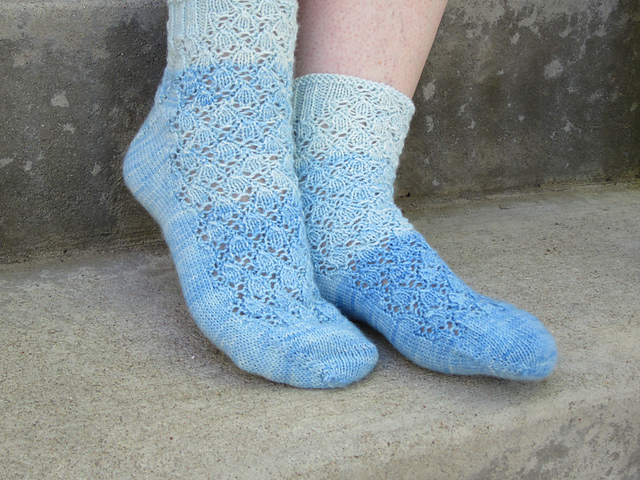 Blue Bell Lace Socks
