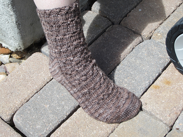 Criss Cross 2x2 Rib Socks