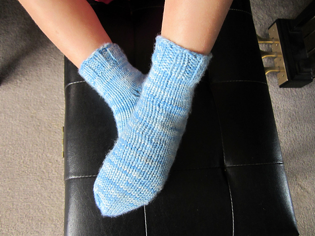 Basic Toe Up House Socks