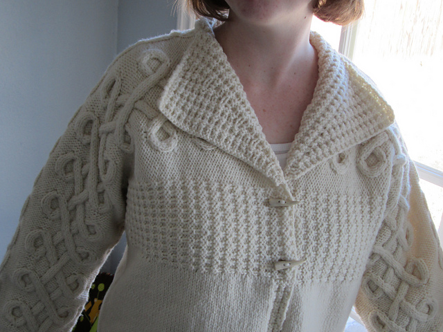 T-Sleeve Aran Caridigan