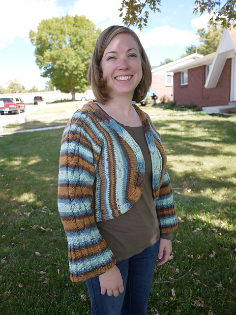 Self-Stripe Shrug