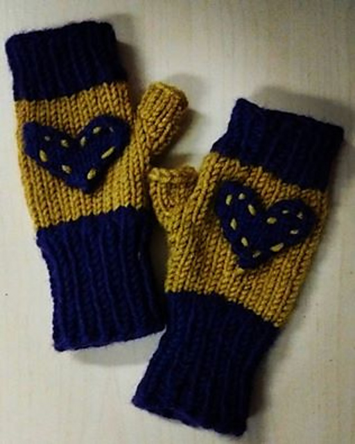 Patchwork Heart Handwarmers