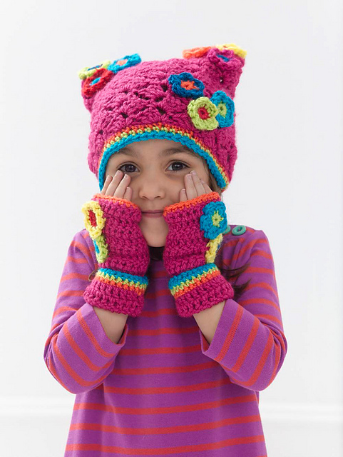 Blooming Cap and Mitts