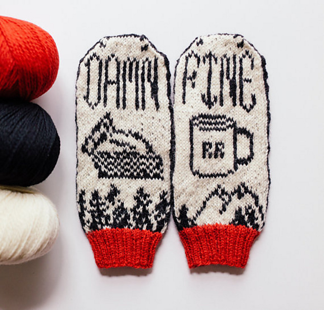 Damn Fine Knit Mittens