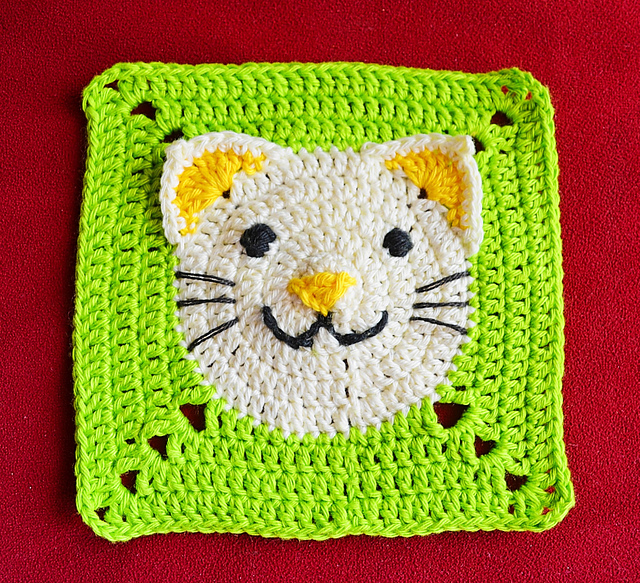Kitty Granny Square