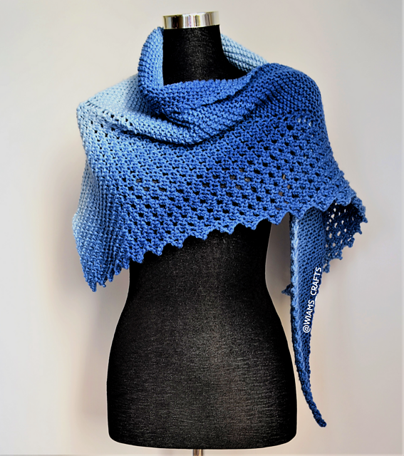 Walk Through The Sky Shawlette