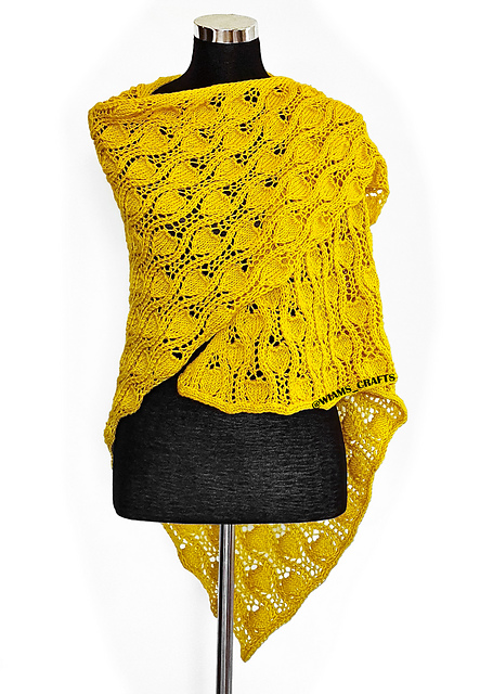 Candle Flame Shawl