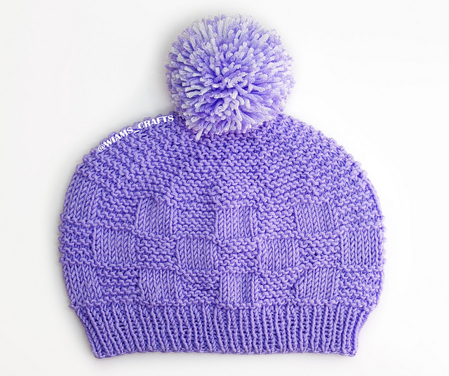 Simple Checkered Beanie