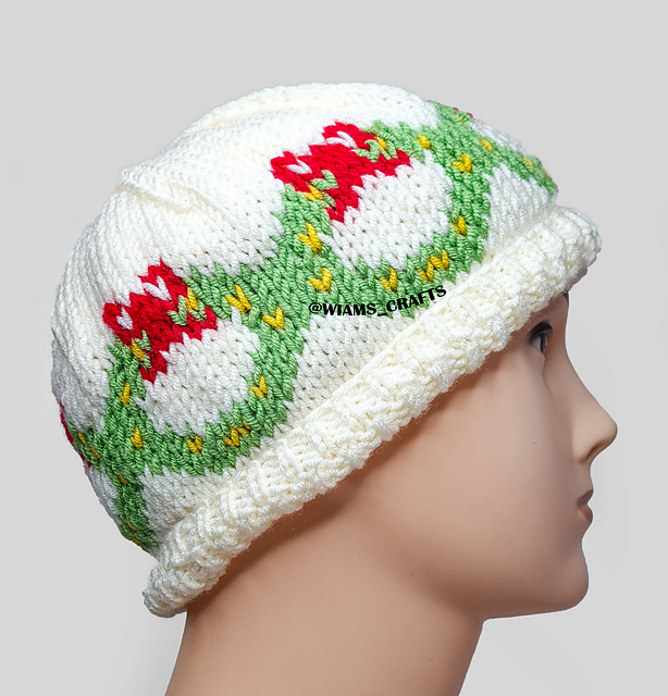Christmas Wreath Hat