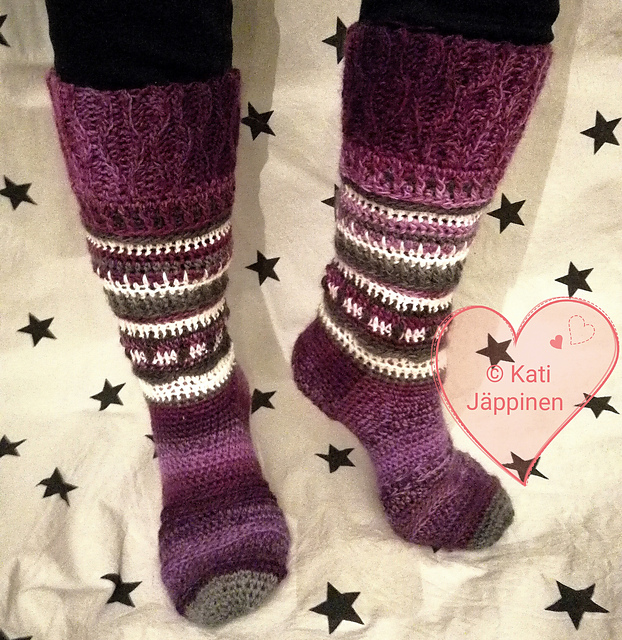 Arctic Sky socks