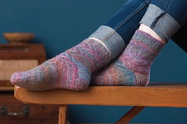 Handspun Lida Rose Socks
