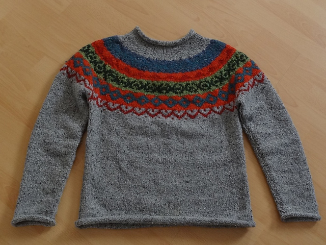 Royal Tweed Rundpassenpulli