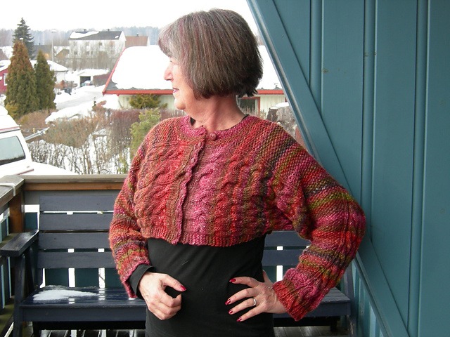 #15 Cabled Shrug