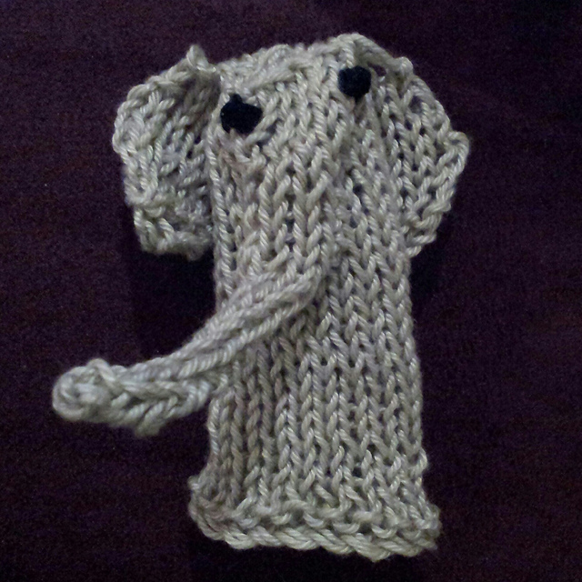 Elephant Finger Puppet