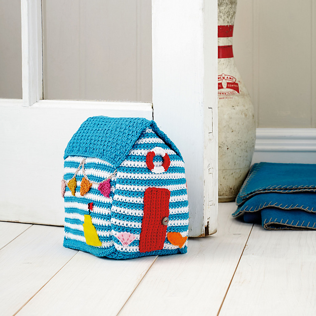 Beach Hut Doorstop