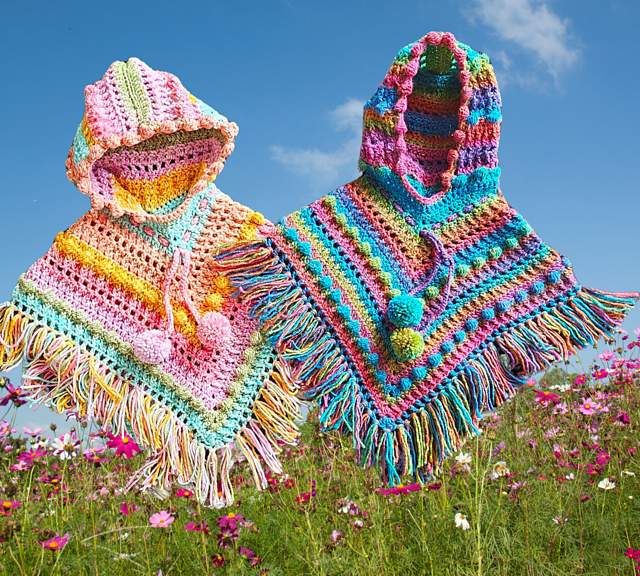 Toddler Childs Hoodie Poncho