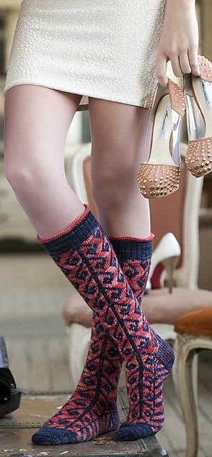 #31 Stranded Knee Highs