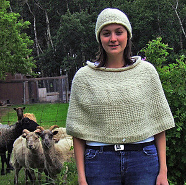Sampler Capelet and Hat