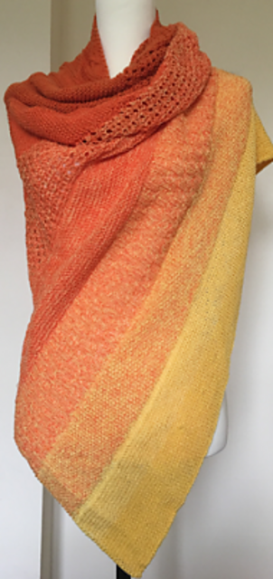 Yarn Mixology Shawl