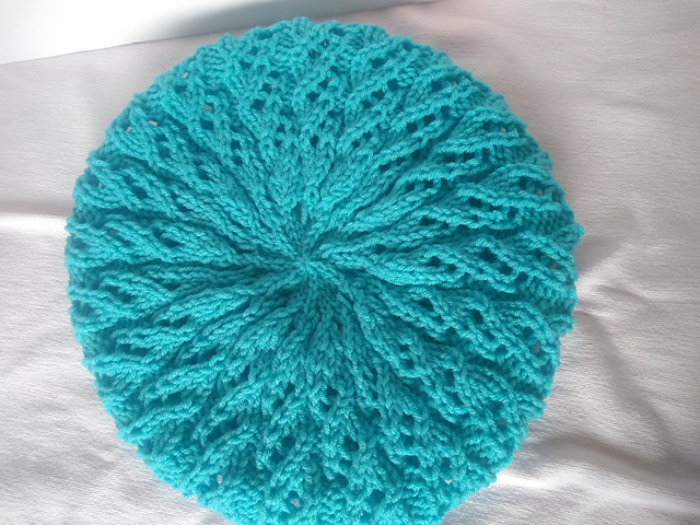 Lady’s Lacey Slouchy Beret Hat