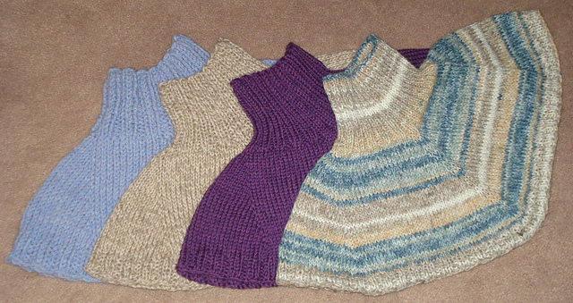 Warm Collars in 4 yarns (Bulky)