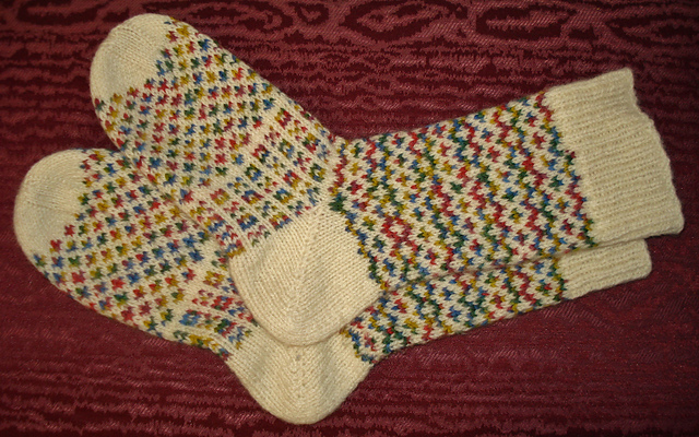 Sue's Celebration socks