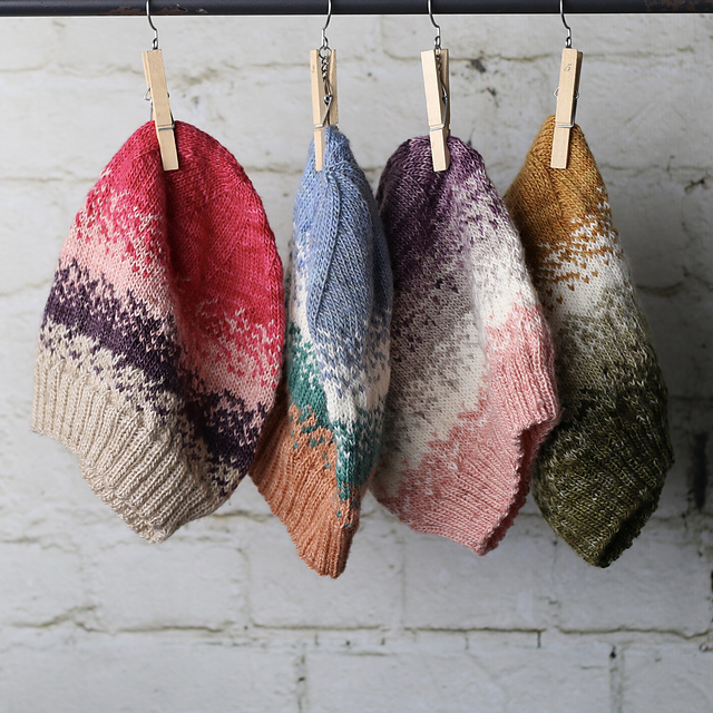 Watercolor Beanie Fingering