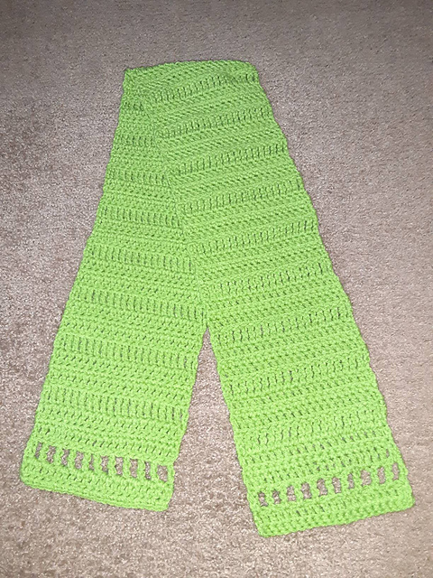 The Green Monster Scarf