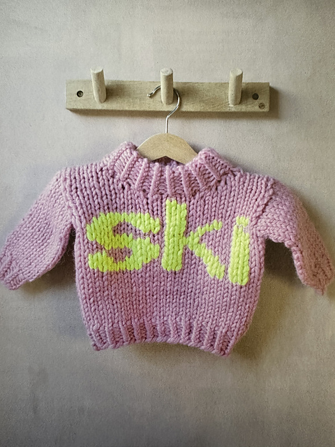 Baby ski jumper