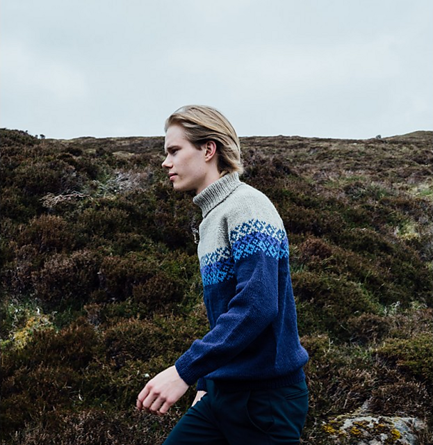 Sweater with Faroese pattern