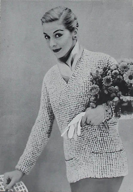 Tweed overblouse