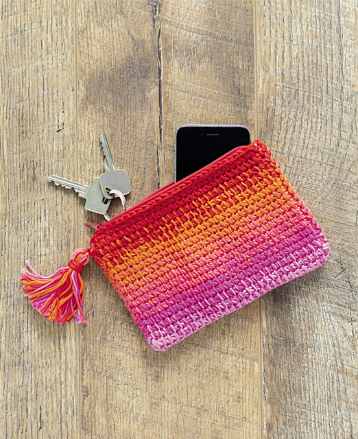 Ombré purse