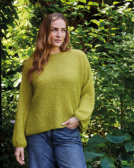 Lightly knitted oversize sweater