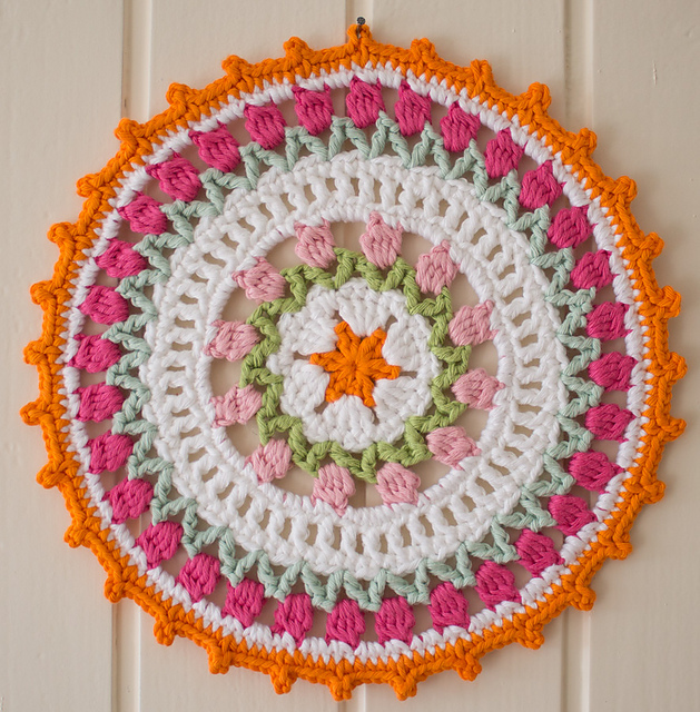 I Love Holland Dutch Tulips Mandala