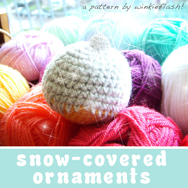 Snow Covered Ornaments