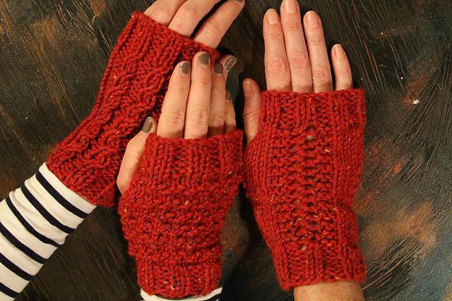 Three Way Switch Fingerless Mitts