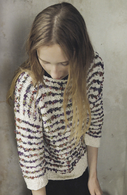 Pom Pom Stripe Pullover