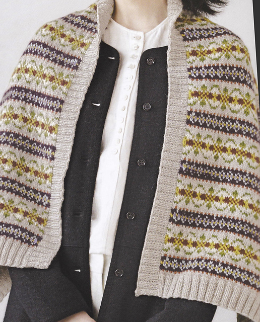 J. Fair Isle Stole