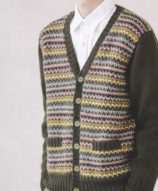 D. Men's Fair Isle Cardigan