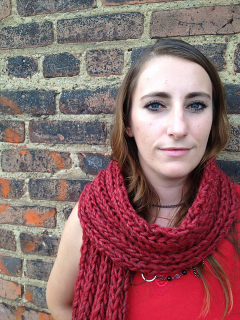 Classic Ribbing Scarf