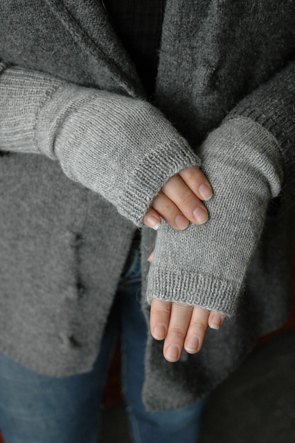 Fingerless Mitts - Fingering Version