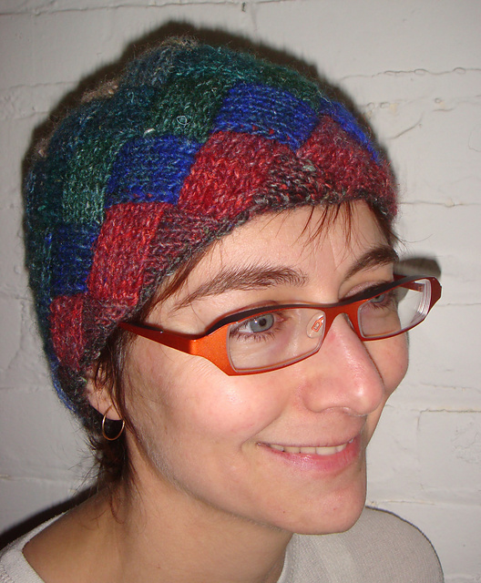 Noro Entrelac Hat