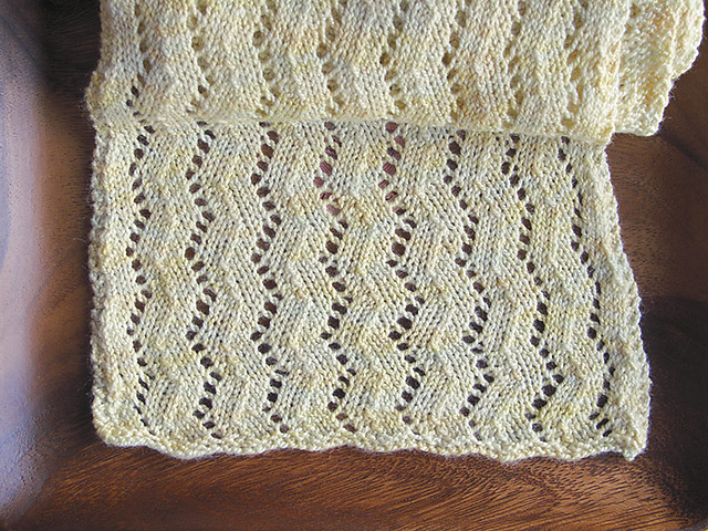 Lemon Meringue Scarf