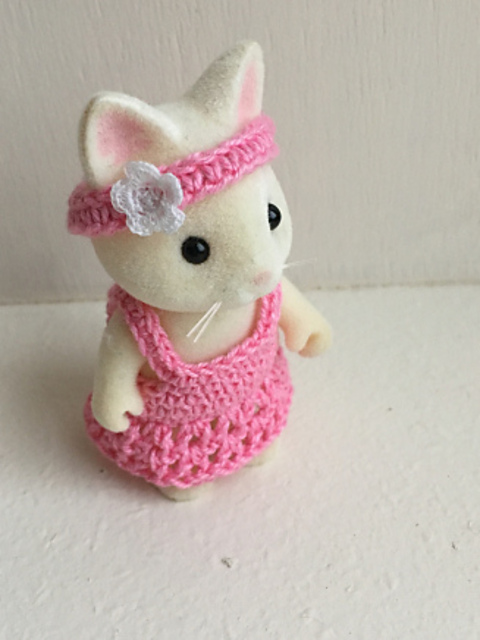 Calico Critter V-stitch Sundress
