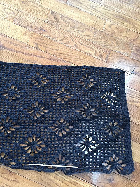 A Lacy Crocheted Cardigan