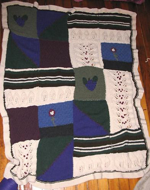 #33 Patchwork Sampler Afghan