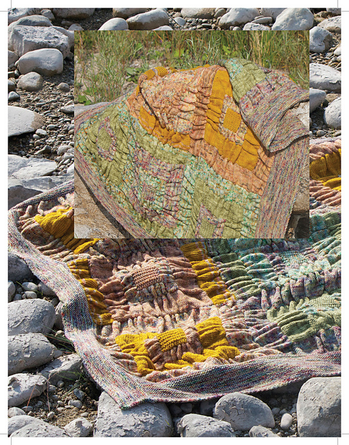 Ravelry Crinkly Blanket pattern by Unjung Yun