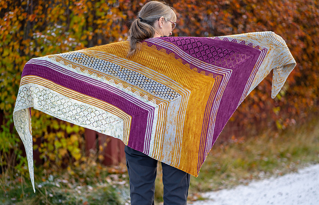 Nymfe Sjal | The Nymph Shawl