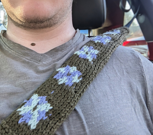 Floral Car Seatbelt Cover
